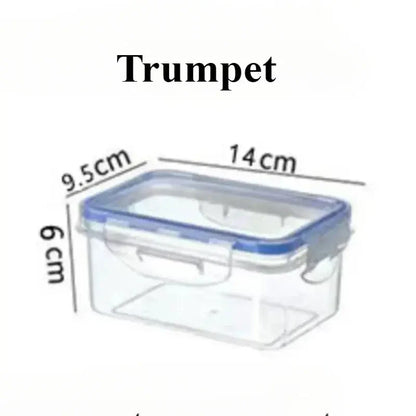 Classics Rectangular Plastic Airtight Food Storage Containers with Leak Proof Lid - Confia - reusablefoodstoragebags confia