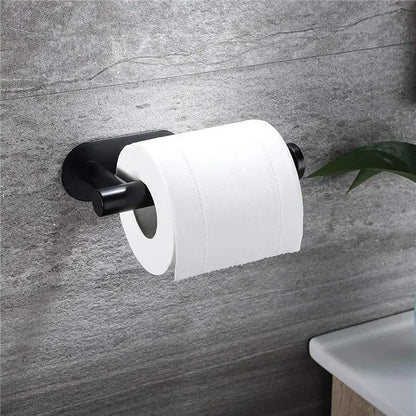Kitchen Paper Towel Holder Adhesive Tissue Hanger Toilet Roll Paper Dispenser Multifunctional Paper Napkin Holder - Confia - reusablefoodstoragebags confia