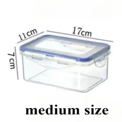 Classics Rectangular Plastic Airtight Food Storage Containers with Leak Proof Lid - Confia - reusablefoodstoragebags confia