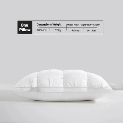 Sleeping Pillows 5-star Hotel Neck Pillow Three-dimensional Soft Solid Color Pillow Conjugated Microfiber Comfortable Pillows - Confia - reusablefoodstoragebags confia