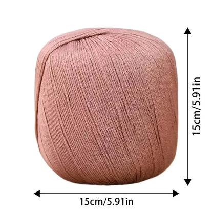 Soft Crochet Knitting Weaving Cotton Thread Wool Yarn Scarf Hand-Weaving Sweater Needle Knitting Yarn Thread Soft Comfortable - Confia