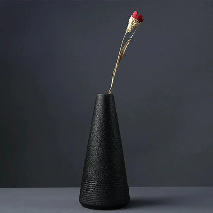 Vase for Elegant Home Decor, Living Room, Bedroom & Office Decoration | Decorative Vase for Pampas Grass, Fresh, Dried, and Artificial Flowers - Confia