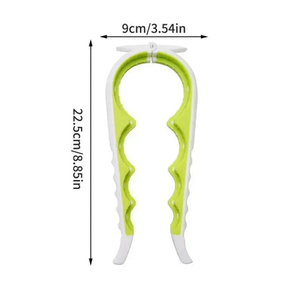 Can Opener Multi Functional Four In One Beverage Bottle Opener Cap Twister Four Position Can Opener Anti Slip Cap Twister - Confia
