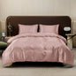 Satin Surface Duvet Cover Colored Bedding Set Queen Size Quilt Cover High Quality Skin-Friendly Fabric Bedding No Sheet - Confia - reusablefoodstoragebags confia