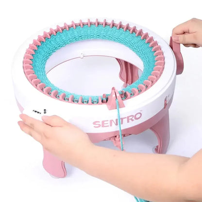 Manual Automatic Knitting Machine DIY Wool Crochet Scarf Sweater Adult Children Hats Socks Artifact Knitting Tools 22/40/48 Need - Confia
