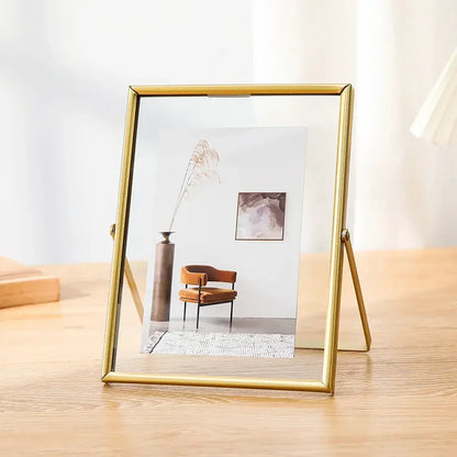 4/6inch Photo Frame Simple Style Transparent Acrylic Frames for DIY Handmade Pictures Christmas Gift Home Tabletop Decoration - Confia