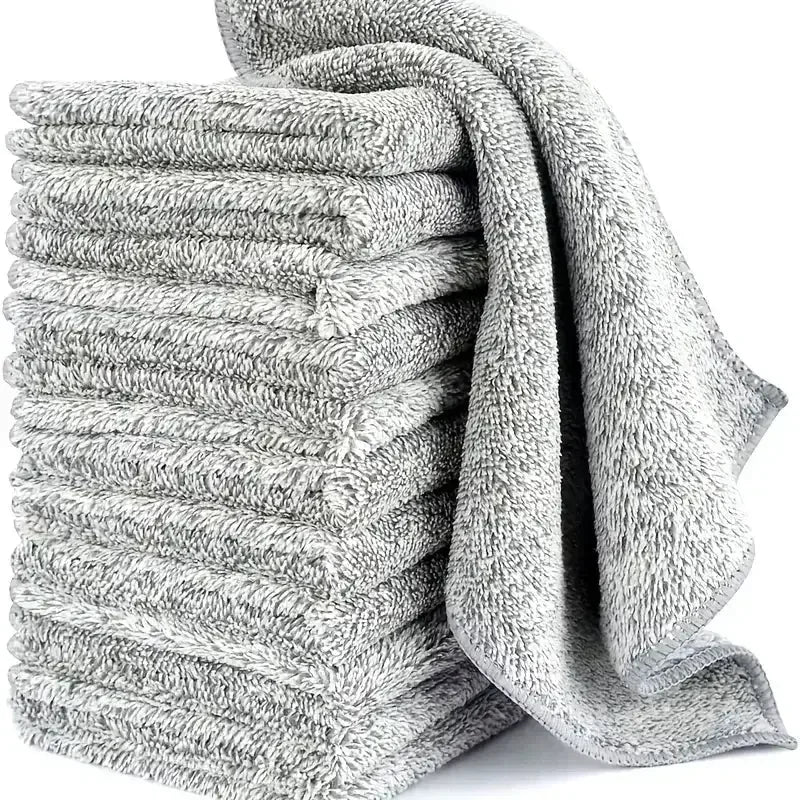 Thick Lint & Streak-Free Multipurpose Cloths - Automotive Microfiber Towels for Car Washing Drying Cloth Towel and Polishing Cloth - Confia - reusablefoodstoragebags confia