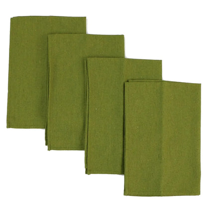 Set of 10 Pack Cocktail Napkins 40 X 40cm Cotton Blend Heavy Fabric Durable Linen Towel for Home Kitchen Wedding Decoration - Confia - reusablefoodstoragebags confia