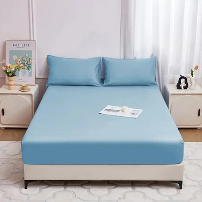 Safe Waterproof Mattress Protector, Breathable and Hypoallergenic Ultra Soft Fitted Bed Protector Cover, Machine Washable - Confia - reusablefoodstoragebags confia