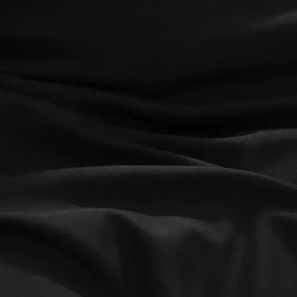 Plain Solid Black Double bedsheet Made with Pure Microfiber Single Color Bedsheet for Double Bed with 2 Pillow Cover Single/Queen/King Bed Cover Full Set Plain Bedding - Confia - reusablefoodstoragebags confia