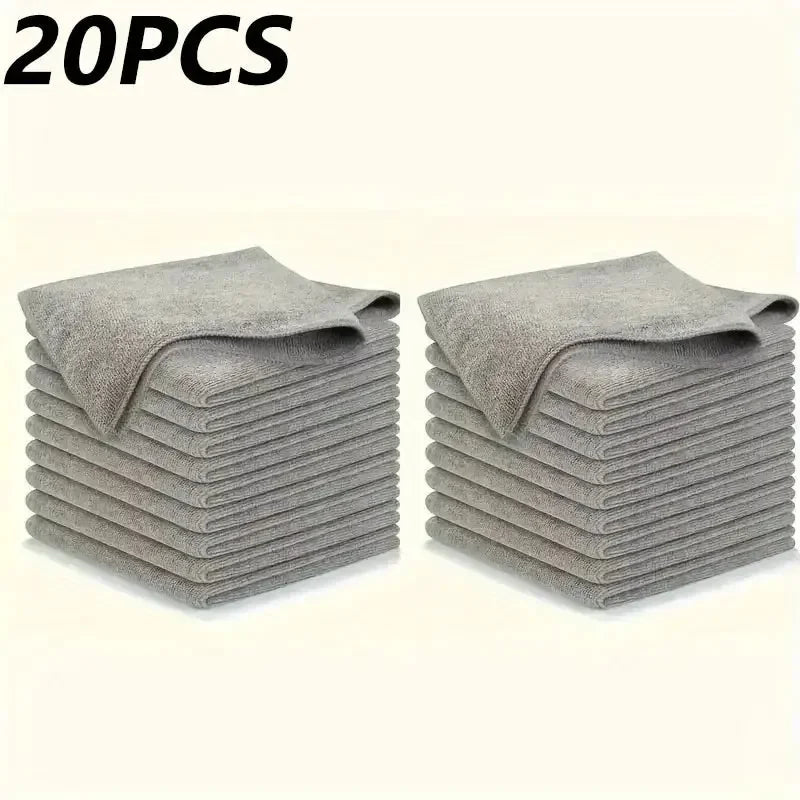 Thick Lint & Streak-Free Multipurpose Cloths - Automotive Microfiber Towels for Car Washing Drying Cloth Towel and Polishing Cloth - Confia - reusablefoodstoragebags confia