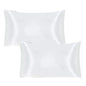 Satin Pillowcase Standard Set Of 2 - Green Silky Pillow Cases For Hair And Skin 20x26 Inches Pillow Covers With Envelope Closure - Confia - reusablefoodstoragebags confia