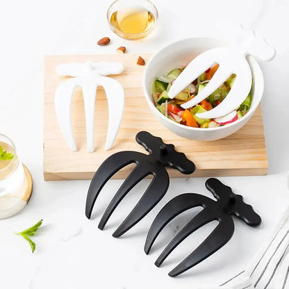 2 Pieces Salad Hands Multifunctional Salad Mixing Kitchen Utensil Tossing Tool Tool Salad Tongs Fruit Claw Salad Accessories - Confia
